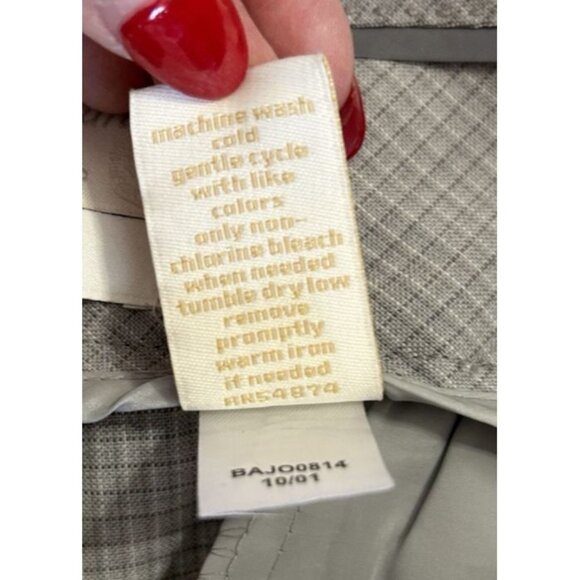 NWT The Limited The Perfect Travel Suit Drew Fit Heather Gray Wool Blend Size 2 - Picture 8 of 8